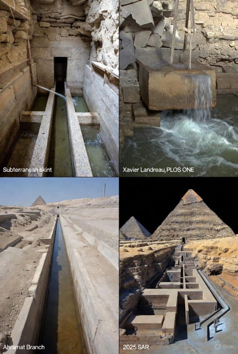 Hydraulic Elevators Below The Giza Pyramids That Lift Stones ...